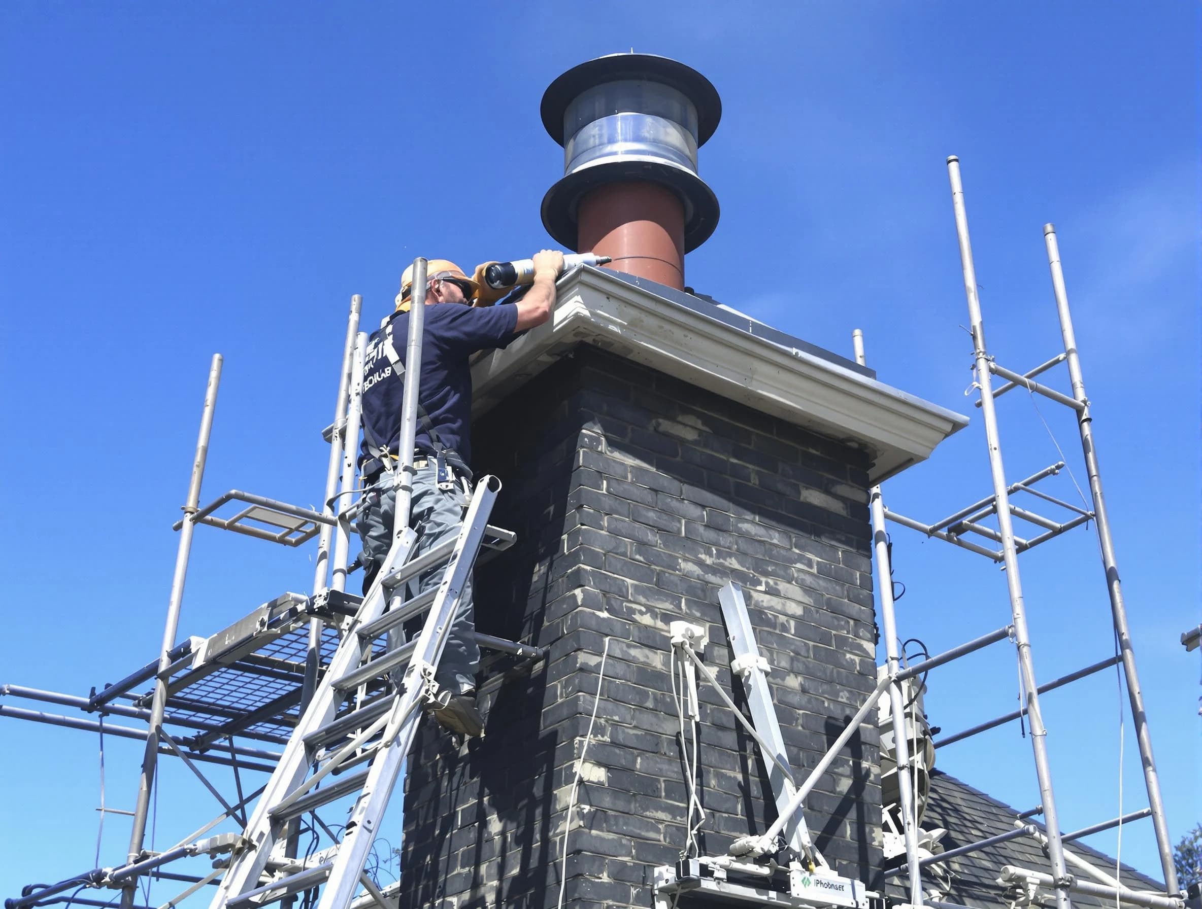 Sturdy chimney crown finished by Stafford Courthouse Chimney Sweep in Stafford Courthouse, VA