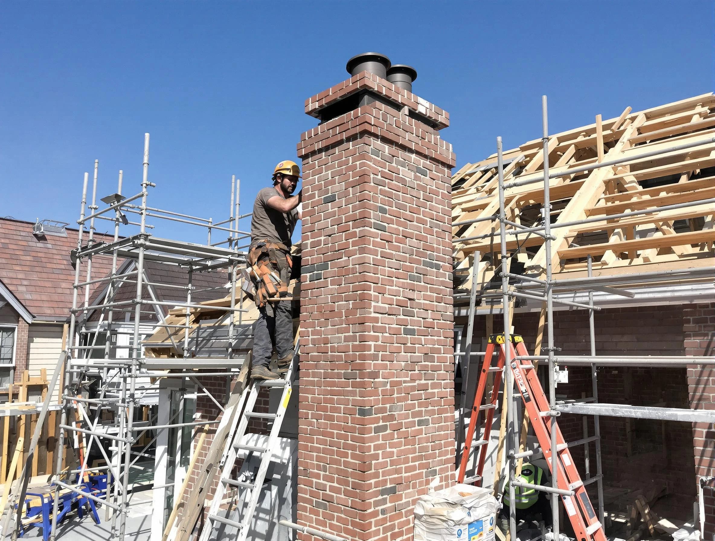 New chimney installation completed by Stafford Courthouse Chimney Sweep in Stafford Courthouse, VA