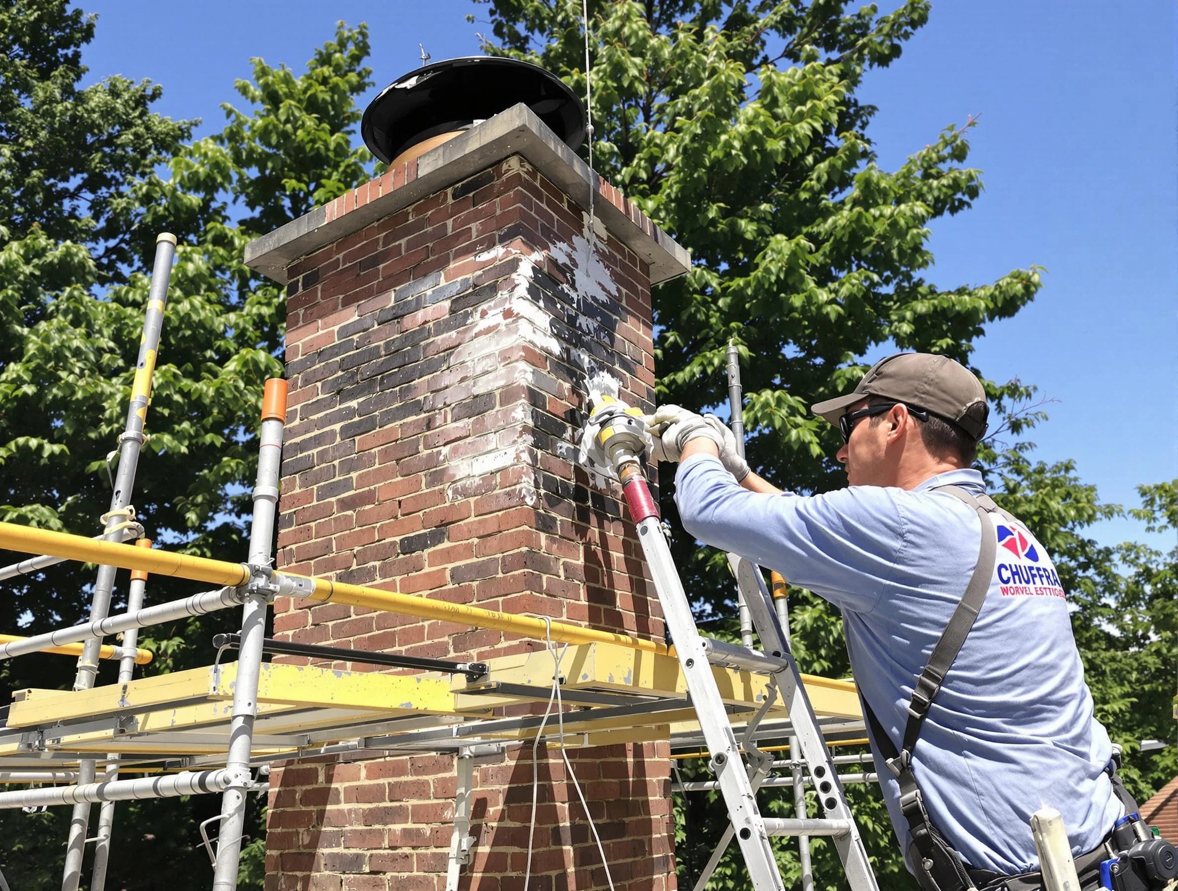 Structural chimney repair by Stafford Courthouse Chimney Sweep in Stafford Courthouse, VA