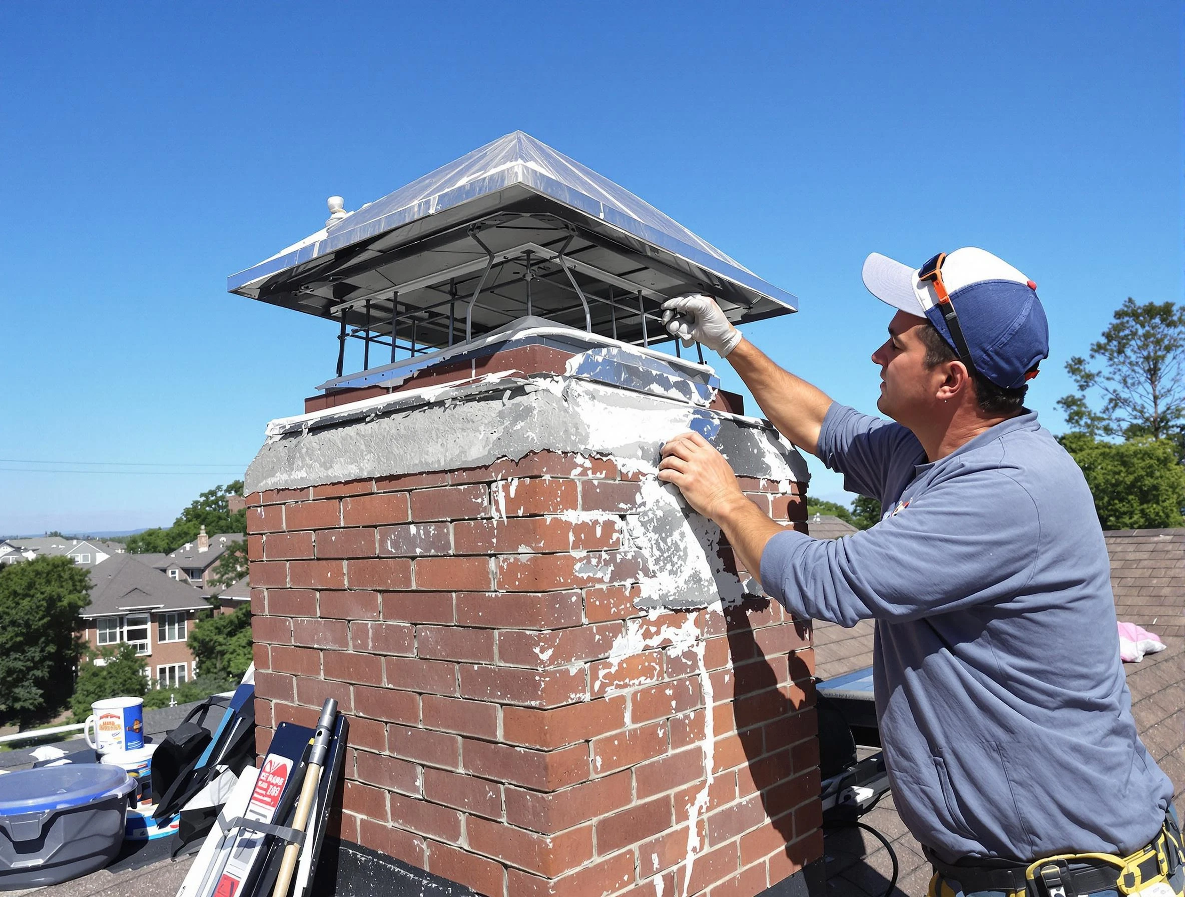 Chimney Crown Services in Stafford Courthouse