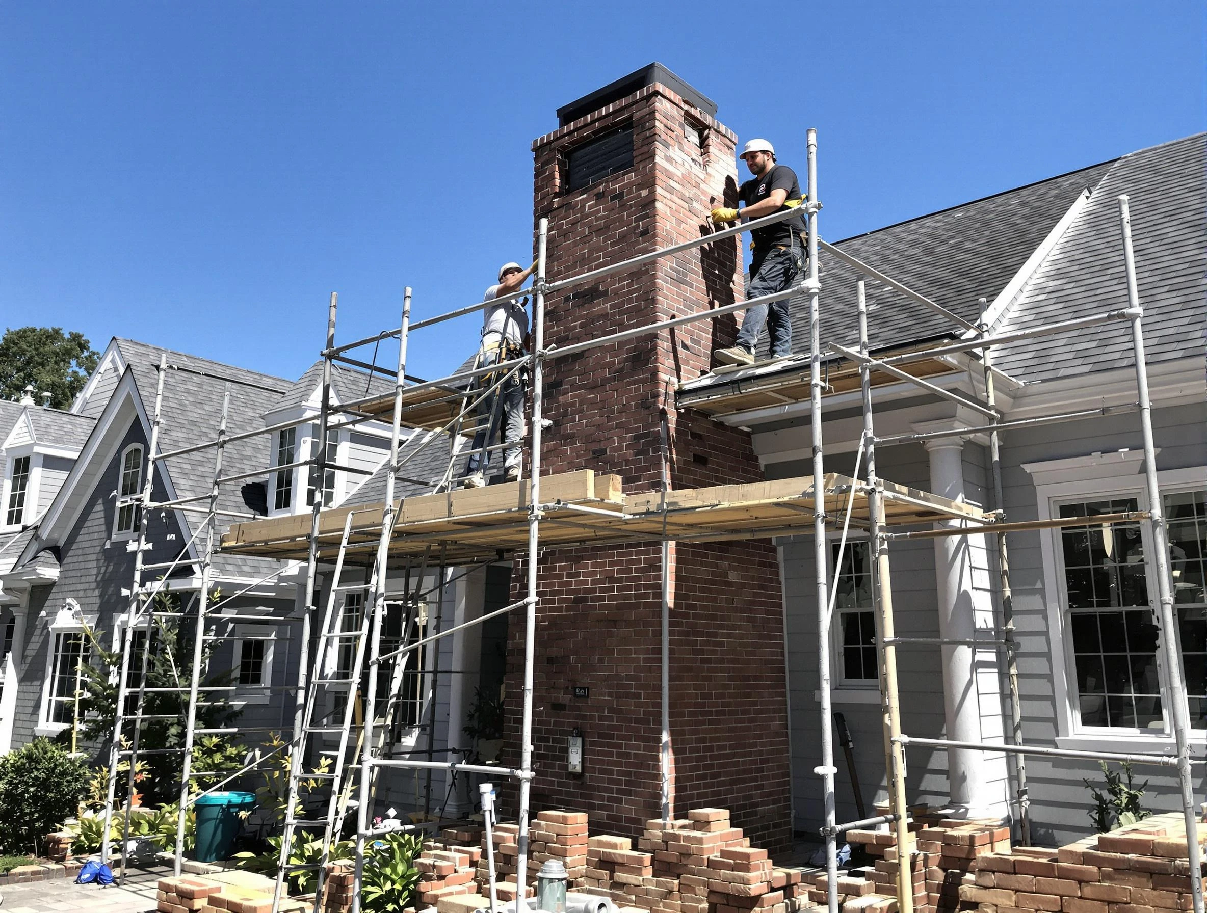 Chimney Rebuilding in Stafford Courthouse